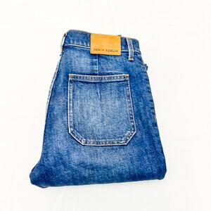 Denim Forum The Just Peachy Straight Zip Fly Denim Jeans Size 26